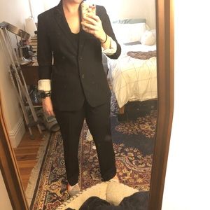 Navy Ann Taylor Dress Pants and Blazer, full suit